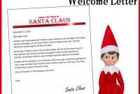 Elf On The Shelf Customizable Welcome Letter – Printables 4 Mom with regard to Elf On The Shelf Letter From Santa Template