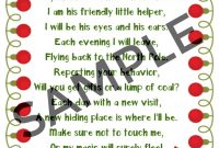 Elf On The Shelf Printables: Welcome Letter with Elf On The Shelf Arrival Letter Template