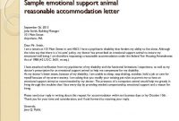 Emotional Support Animal Letter Of Prescription – Http://www inside Emotional Support Animal Letter Template