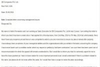 Employee Complaint Letter – 14+ Free Word, Pdf Documents inside Formal Letter Of Complaint To Employer Template