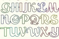 Font Alphabet Letter Monogram | Bubble Letter Fonts with regard to Fancy Alphabet Letter Templates