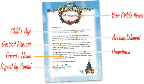 Free Letters From Santa - Free Personalized Printable Santa intended for Free Letters From Santa Template