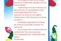 Free Letters From Santa inside Letter From Santa Template Word