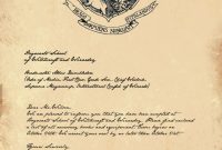 Free Printable Hogwarts Invitation Template | Harry Potter pertaining to Harry Potter Acceptance Letter Template