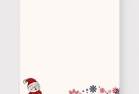 Free Santa Christmas Letter | Christmas Letter Template for Christmas Letter Templates Microsoft Word