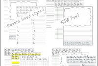 Handwriting Templates With Alphabet Guides | Handwriting inside Handwriting Without Tears Letter Templates