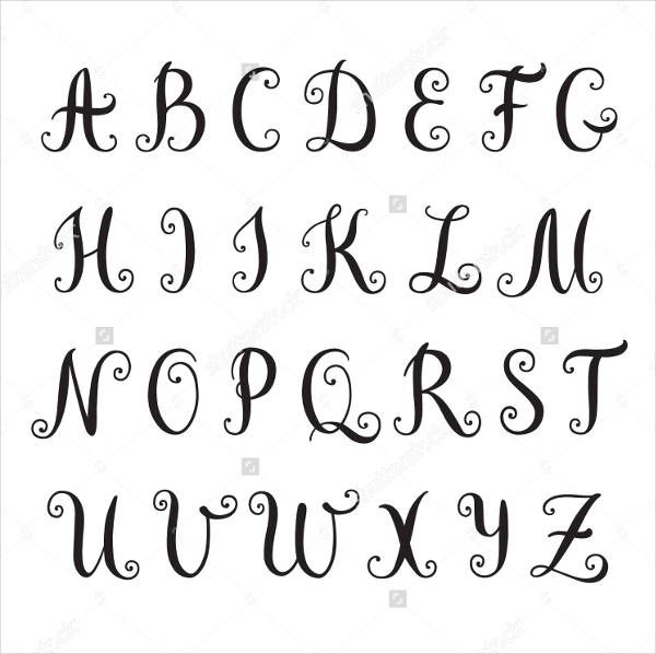 Fancy Alphabet Letter Templates – Various Templates Ideas