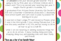 Introduction Letter- Back To School | Letter To Teacher with regard to Meet The Teacher Letter Template