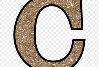 Large C Template Without The Glue Free – Letter C Glitter with regard to Large Letter C Template
