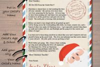Letter From Santa, Nice/naughty Certificates, Christmas Eve regarding Olden Day Letter Template