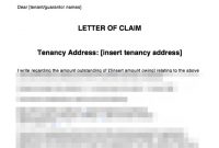 Letter Of Claim Pre Action Letter – Arrears Or Damages within Pre Action Protocol Letter Template