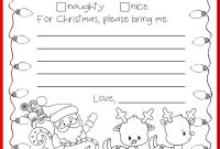 Letter-To-Santa 600×910 Pixel | Weihnachtsarbeitsblätter regarding Dear Santa Template Kindergarten Letter