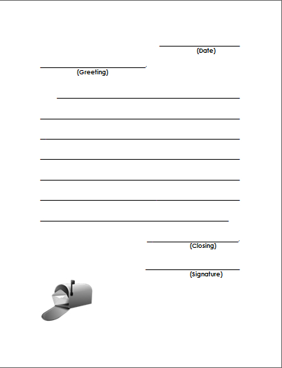 Letter Writing | Letter Writing Template, Elementary Writing regarding Letter Writing Template For First Grade