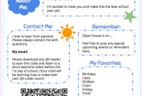 Meet The Teacher Template With Seesaw Welcome Note (With regarding Meet The Teacher Letter Template