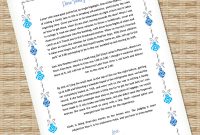 Microsoft Word Christmas Letter Template With Ornaments in Christmas Letter Templates Microsoft Word