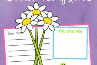 Mother's Day Card Letter Template inside Mother's Day Letter Template