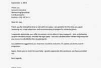Networking Thankyou Letter Example For Request Letter For pertaining to Request Letter For Internet Connection Template
