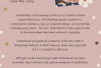 Online Mother's Day Letterhead Letterhead Template | Fotor within Mother's Day Letter Template
