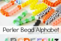Perler Bead Alphabet – 1+1+1=1 throughout Hama Bead Letter Templates