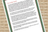 Printable Christmas Letter Paper – Microsoft Word Template with regard to Christmas Letter Templates Microsoft Word