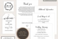 Printable Wedding Welcome Bag Note, Welcome Letter, Welcome intended for Wedding Welcome Letter Template