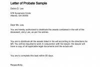 Probate How To File An Application For A Grant Of Probate with Probate Valuation Letter Template