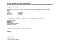 Request Bank To Close Account – Template & Sample Form intended for Account Closure Letter Template