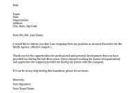 Resignation Letter Template: Free Download, Create, Edit with Template For Resignation Letter Singapore