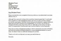 Resignation Letter Template (With Images) | Resignation intended for Standard Resignation Letter Template