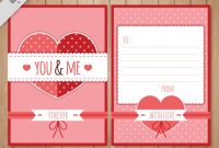 Romantic Love Letter Template | Free Vector regarding Template For Love Letter