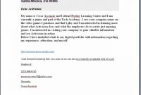 Sample Cover Letter – Cesar Ascencio pertaining to National Junior Honor Society Letter Of Recommendation Template