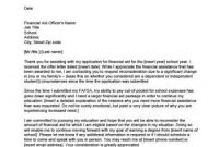 Sample Financial Aid Appeal Letter (With Images) | Financial in Financial Aid Appeal Letter Template