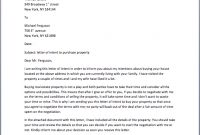 Sample Letter Of Intent To Purchase Property – Smart Letters for Letter Of Intent For Real Estate Purchase Template