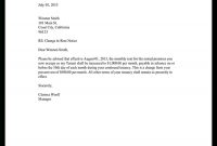 Sample-Rent-Increase-Letter-Form-Tamplate | Letter regarding Rent Increase Letter Template