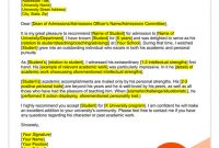 Student And Teacher Recommendation Letter Samples | 4 within Letter Of Reccomendation Template