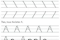 Trace The Alphabet: Writing Letters | Lesson Plan within Tracing Letters Template