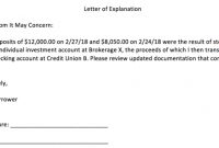 What Is A Letter Of Explanation? | The Truth About Mortgage inside Letter Of Explanation Template