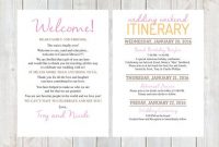 Why Planners Are Important In (With Images) | Wedding regarding Wedding Welcome Letter Template
