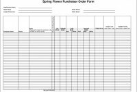 007 Dreaded Blank Fundraiser Order Form Template Concept with regard to Blank Fundraiser Order Form Template