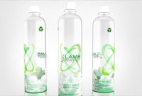 10+ Blank Water Bottle Label Templates – Free Printable Psd in Water Bottle Label Template Free Word