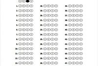 10+ Printable Answer Sheet Templates, Samples & Examples within Blank Answer Sheet Template 1 100