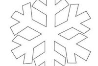 12+ Free Printable Snowflake Templates | Utemplates throughout Blank Snowflake Template