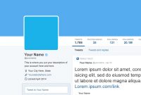 14 2014 Twitter Psd Template Images – Twitter Profile Page regarding Blank Twitter Profile Template