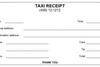16+ Free Taxi Receipt Templates – Make Your Taxi Receipts for Blank Taxi Receipt Template
