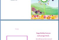 19 Birthday Card Templates For Word Images – Free Birthday with regard to Free Blank Greeting Card Templates For Word