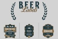 20+ Beer Labels – Psd, Eps, Ai, Illustrator | Design Trends within Beer Label Template Psd