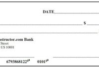 27+ Blank Check Template Download [Word, Pdf] | Printable inside Blank Cheque Template Download Free