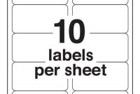 28 2×4 Inch Label Template In 2020 | Label Template Word with regard to 2 X 4 Label Template 10 Per Sheet