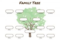 3 Generation Family Tree Many Siblings Template – Free inside Blank Family Tree Template 3 Generations