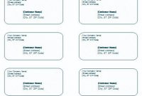 30 Free Printable Shipping Label Template In 2020 (With throughout Template For Address Labels In Word